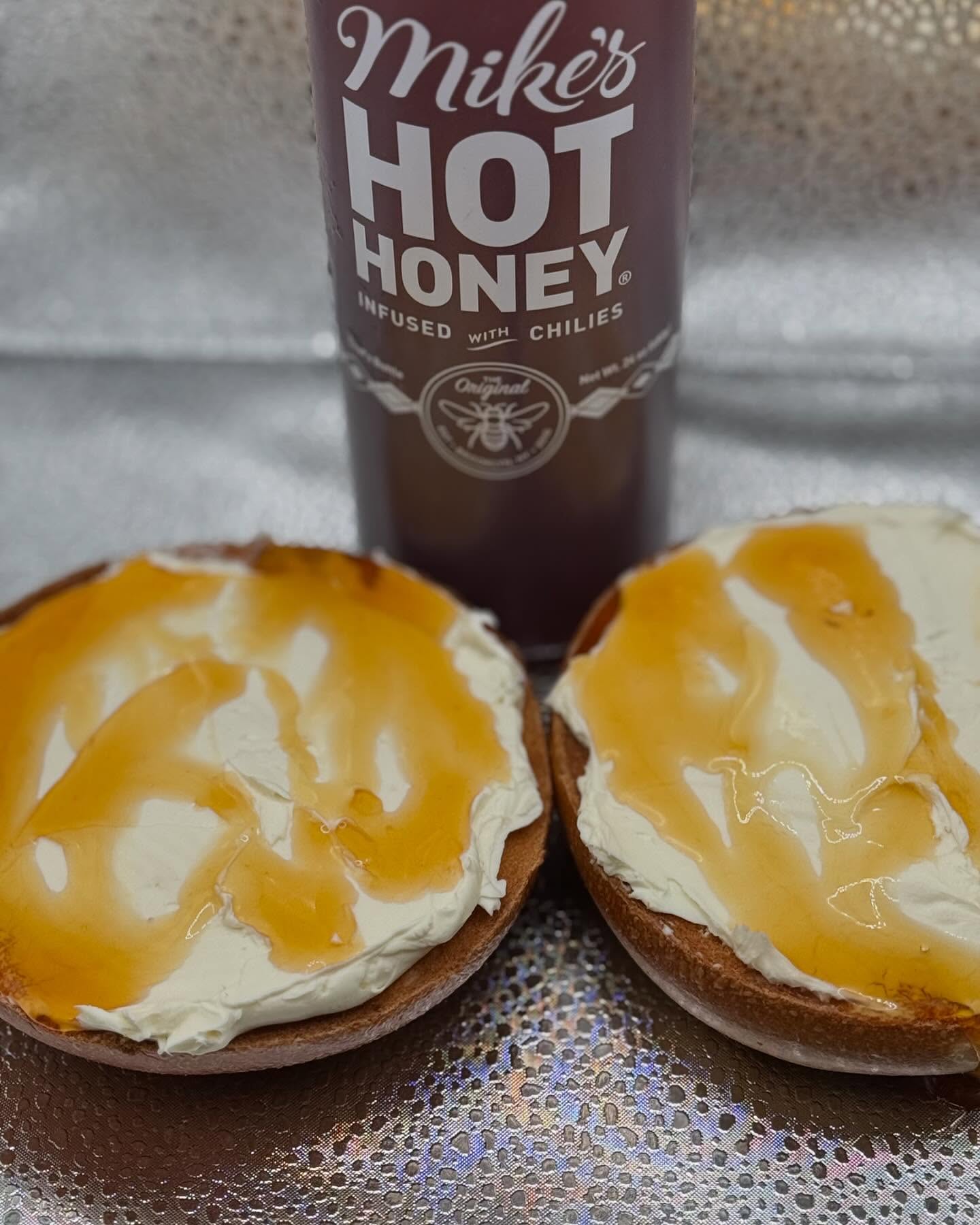 Bagel with Hot Honey & Cream Cheese